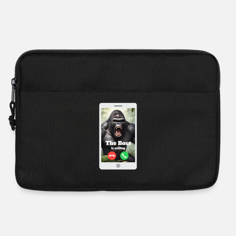 Dein Chef ruft dich an! - Laptop bag 13" - black