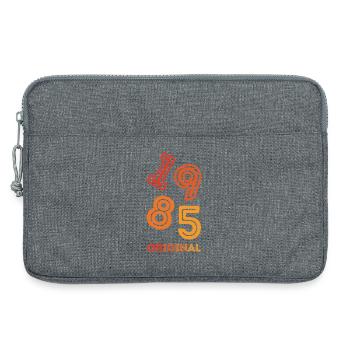 1985 Original - Laptoptasche 13" - Grau meliert - Vorne