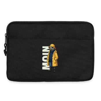 Seal Moin – Raincoat Design - Laptop bag 13" - black - Front