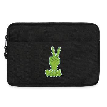 Graffiti Peace - Laptoptasche 13" - Schwarz - Vorne
