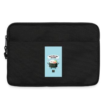 Tasty Threads Sushi - Laptop bag 13" - black - Front