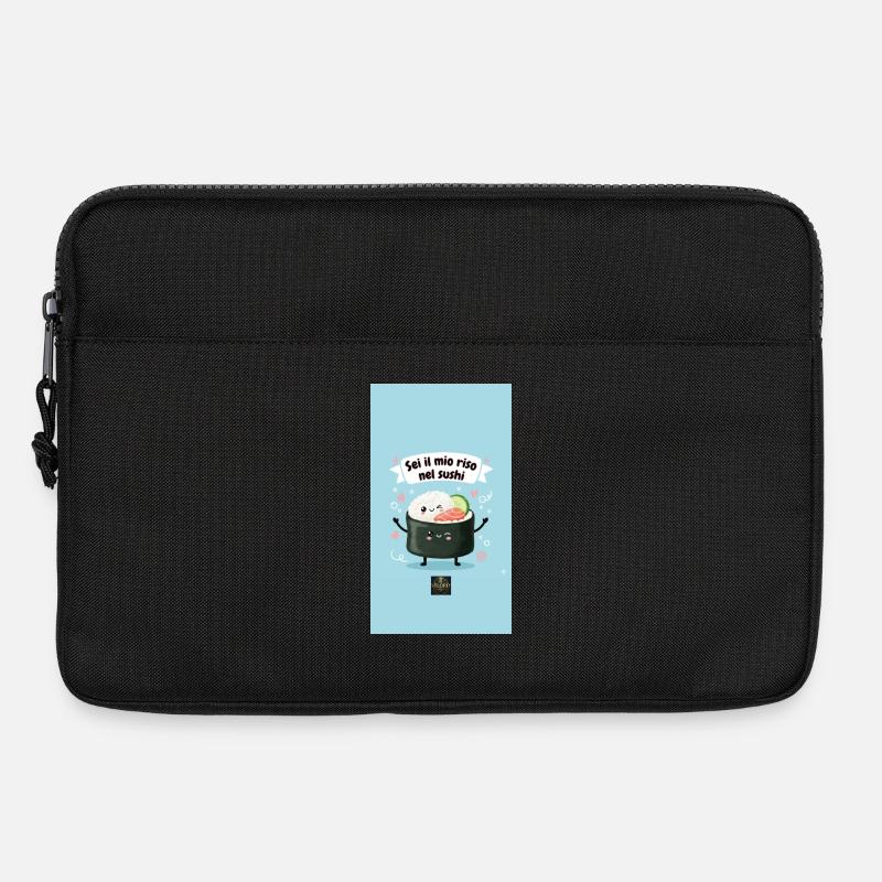 Tasty Threads Sushi - Laptoptasche 13" - Schwarz