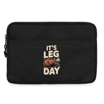 It's Leg Day Gym Cheat Day Bein Training Fitness - Laptop bag 13" - black - Front