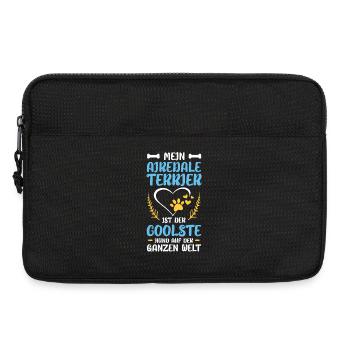 Mon chien le plus cool du terrier - Sacoche pour ordinateur portable 13 pouces - noir - Devant