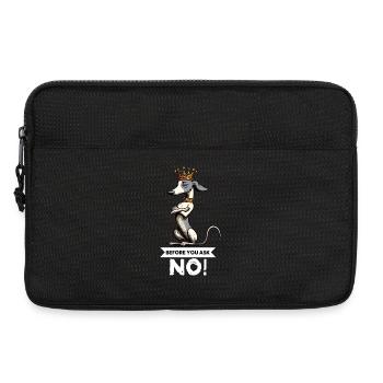 Before You Ask Whippet Windhund Whippets Windhunde - Laptoptasche 13" - Schwarz - Vorne