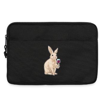 Rabbit Red Wine - Laptop bag 13" - black - Front