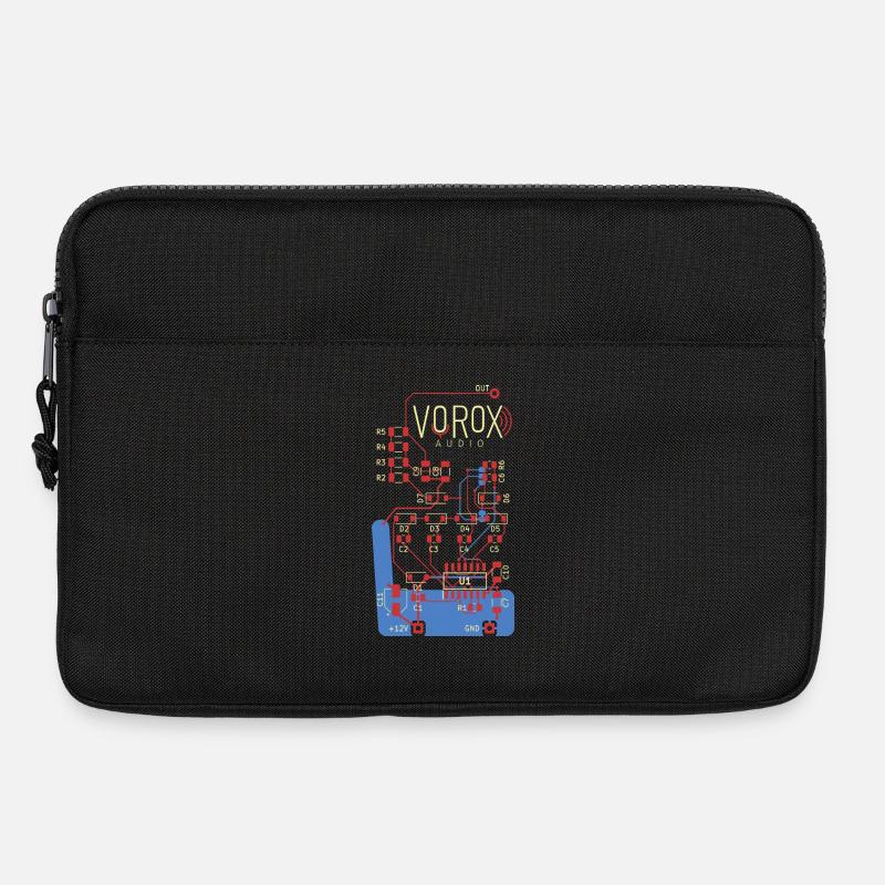 Audio Circuit Platinenkunst - Laptoptasche 13" - Schwarz