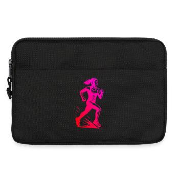 Running vibes for races - Laptop bag 13" - black - Front