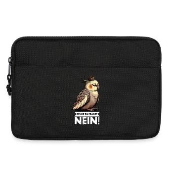 Avant de demander aux calopsittes - Sacoche pour ordinateur portable 13 pouces - noir - Devant