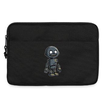 Kleiner Zombie Schrott Roboter  - Laptoptasche 13" - Schwarz - Vorne