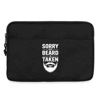 Barbe enlevée, désolé cette barbe - Sacoche pour ordinateur portable 13 pouces - noir - Devant