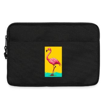 Flamingo - Laptoptasche 13" - Schwarz - Vorne