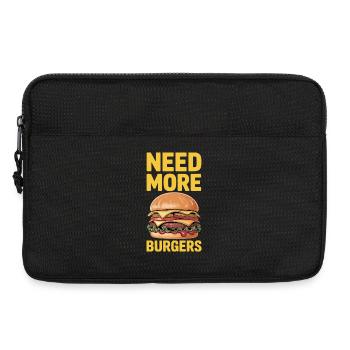 Cadeau de restauration rapide burger de restauration rapide - Sacoche pour ordinateur portable 13 pouces - noir - Devant