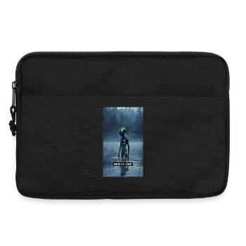 WO HABE ICH GEPARKT? - Lustige Alien-Waldkunst - Laptoptasche 13" - Schwarz - Vorne