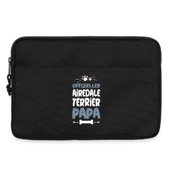 Offizieller Airedale Terrier Papa - Laptoptasche 13" - Schwarz - Vorne