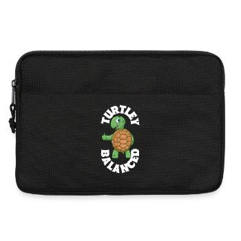Schildkröten Balance - Chakra - Laptoptasche 13" - Schwarz - Vorne