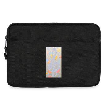 Œuvres abstraites avec partitions - Sacoche pour ordinateur portable 13 pouces - noir - Devant