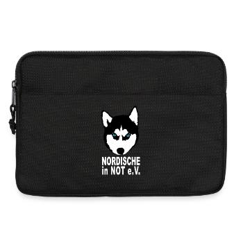 Husky Nordische in Not - Laptoptasche 13" - Schwarz - Vorne
