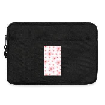 Bouquet de fleurs aquarelles roses - Sacoche pour ordinateur portable 13 pouces - noir - Devant