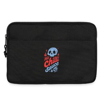 Design de la sauce piment Blue Skull - Sacoche pour ordinateur portable 13 pouces - noir - Devant