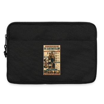 Die Selbstdarstellerin – Ego vor Kamera - Laptoptasche 13" - Schwarz - Vorne