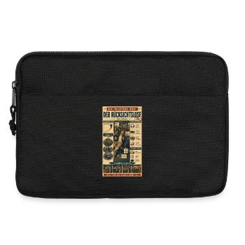 Der Rücksichtslose – Hauptsache ich zuerst - Laptoptasche 13" - Schwarz - Vorne
