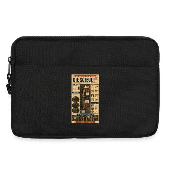Die Scheue – Nicht weg, nur gut versteckt - Laptoptasche 13" - Schwarz - Vorne