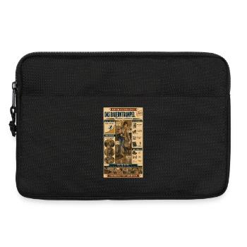 Das Bauerntrampel – stolpernd stabil - Laptoptasche 13" - Schwarz - Vorne