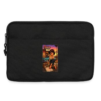 Penelope Pinup Road 66 Vintage 50er - Chibi Kek-In - Laptoptasche 13" - Schwarz - Vorne