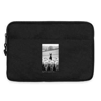 Stove guard at dawn - Laptop bag 13" - black - Front
