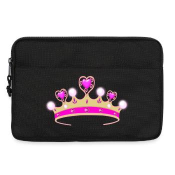 Tu es la princesse! - Sacoche pour ordinateur portable 13 pouces - noir - Devant
