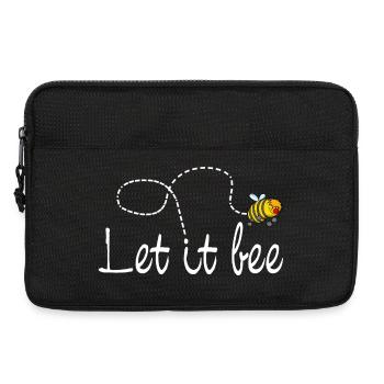 Biene Let it be - Laptoptasche 13" - Schwarz - Vorne