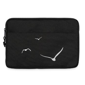 Three Seagulls | Seagull | Colors adjustable - Laptop bag 13" - black - Front