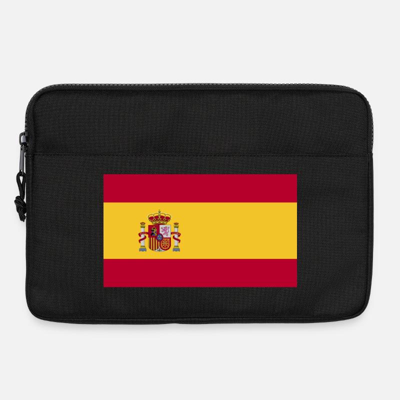Spanien Flagge - Laptoptasche 13" - Schwarz