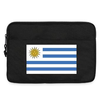 Uruguay Flagge - Laptoptasche 13" - Schwarz - Vorne