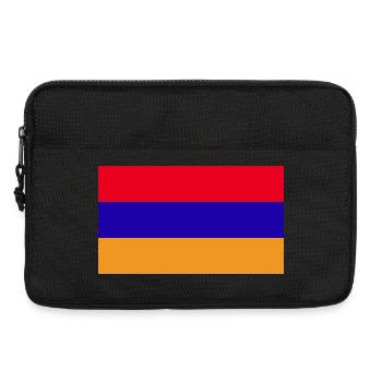 Armenien National Flagge - Laptoptasche 13" - Schwarz - Vorne