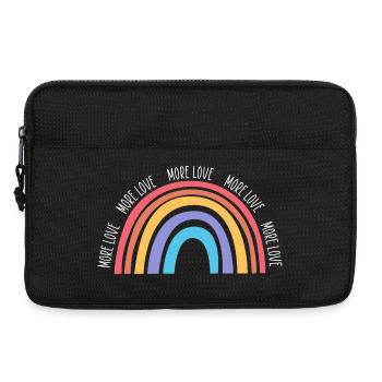046_More Love - Laptop bag 13" - black - Front