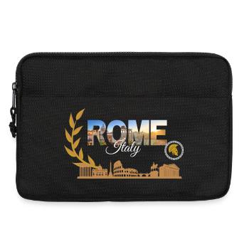 Rome Italy Skyline Collage - Laptop bag 13" - black - Front