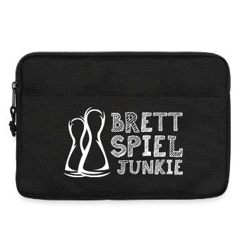 Brettspiel Profi Junkie Spieler Hütchen Figuren - Laptoptasche 13" - Schwarz - Vorne