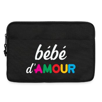 bébé d'Amour - Sacoche pour ordinateur portable 13 pouces - noir - Devant