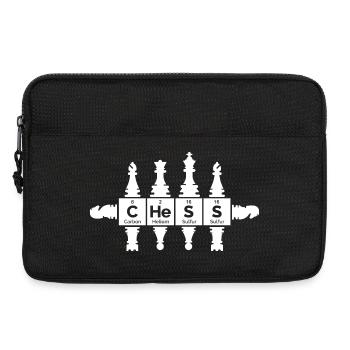 retro Figuren Periodensystem lustig Grafik icon - Laptoptasche 13" - Schwarz - Vorne