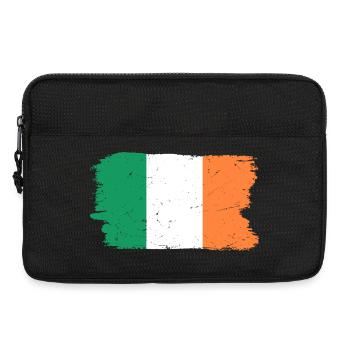Drapeau néerlandais coups de pinceau - Sacoche pour ordinateur portable 13 pouces - noir - Devant