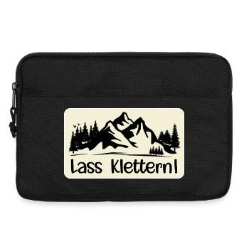 HOBBY KLETTERN BERGE - Laptoptasche 13" - Schwarz - Vorne