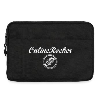 OnlineRocker Gitarrenlogo - Laptoptasche 13" - Schwarz - Vorne
