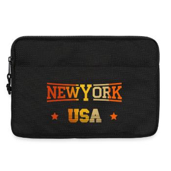 New York USA Vintage Zitat - New York Fan - Laptoptasche 13" - Schwarz - Vorne