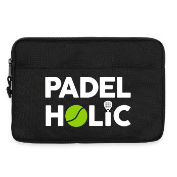 Lustiges Padel - PadelHolic - Laptoptasche 13" - Schwarz - Vorne