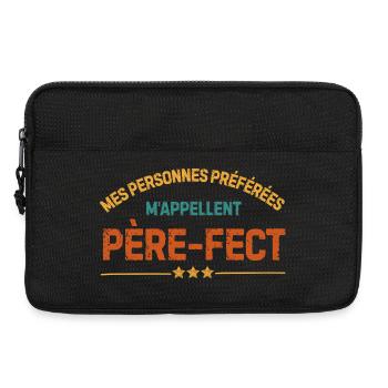 Vater-Perfekt-Geschenk Personalisierter Vaterhumor - Laptoptasche 13" - Schwarz - Vorne