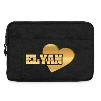 Gold Elyan - Laptop bag 13" - black - Front