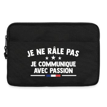 I don't complain I communicate gift complainer complainer - Laptop bag 13" - black - Front