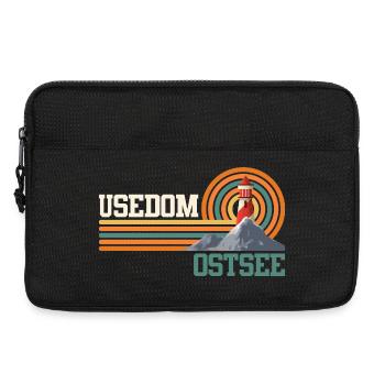 Île USEDOM MER BALTIQUE Vacances Phare Drôle - Sacoche pour ordinateur portable 13 pouces - noir - Devant